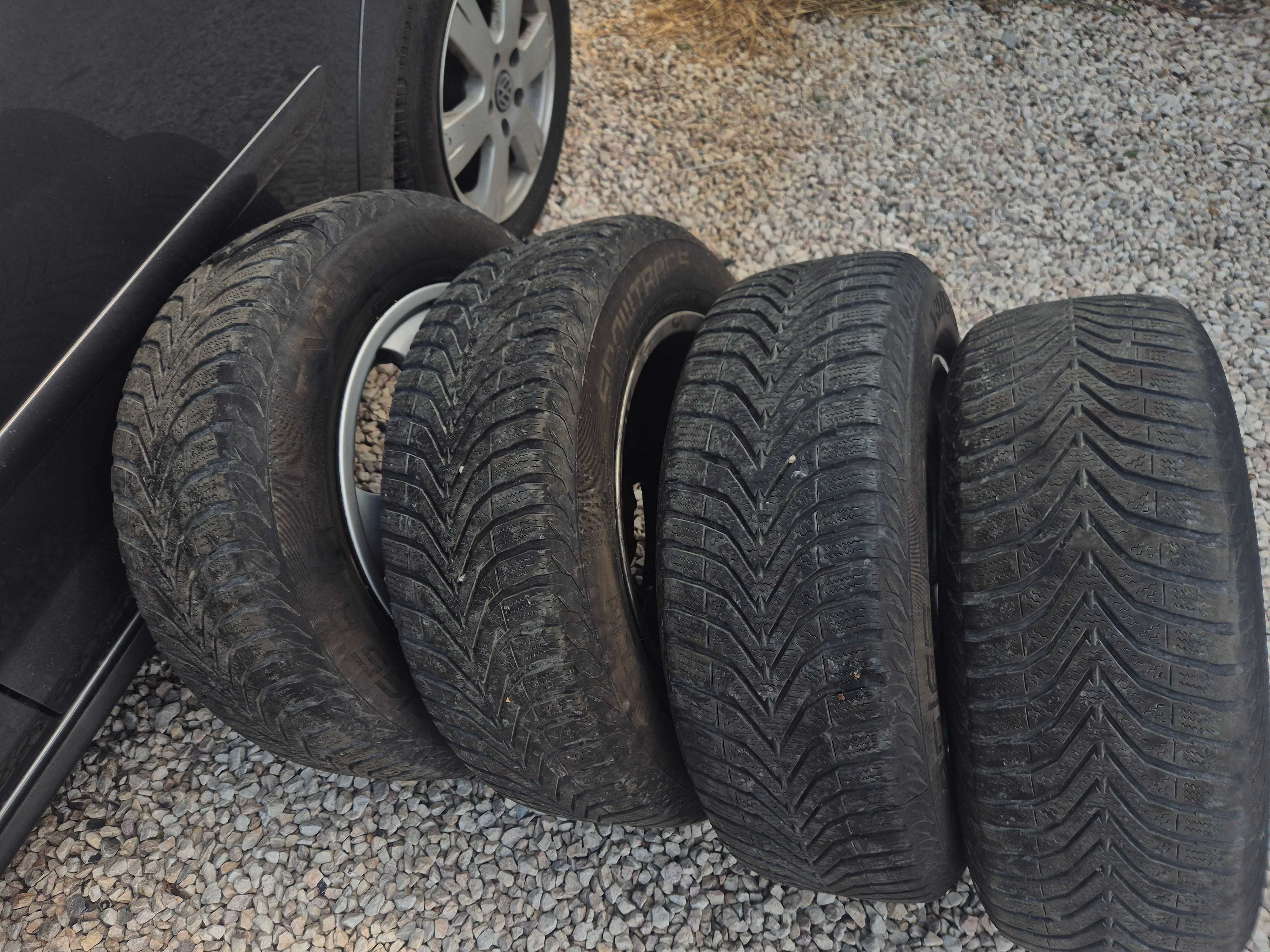 4 алуминиеви джанти 15", JWL  5Х112 с гуми 195/65R15