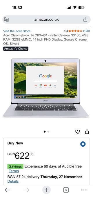 Лап топ като нов