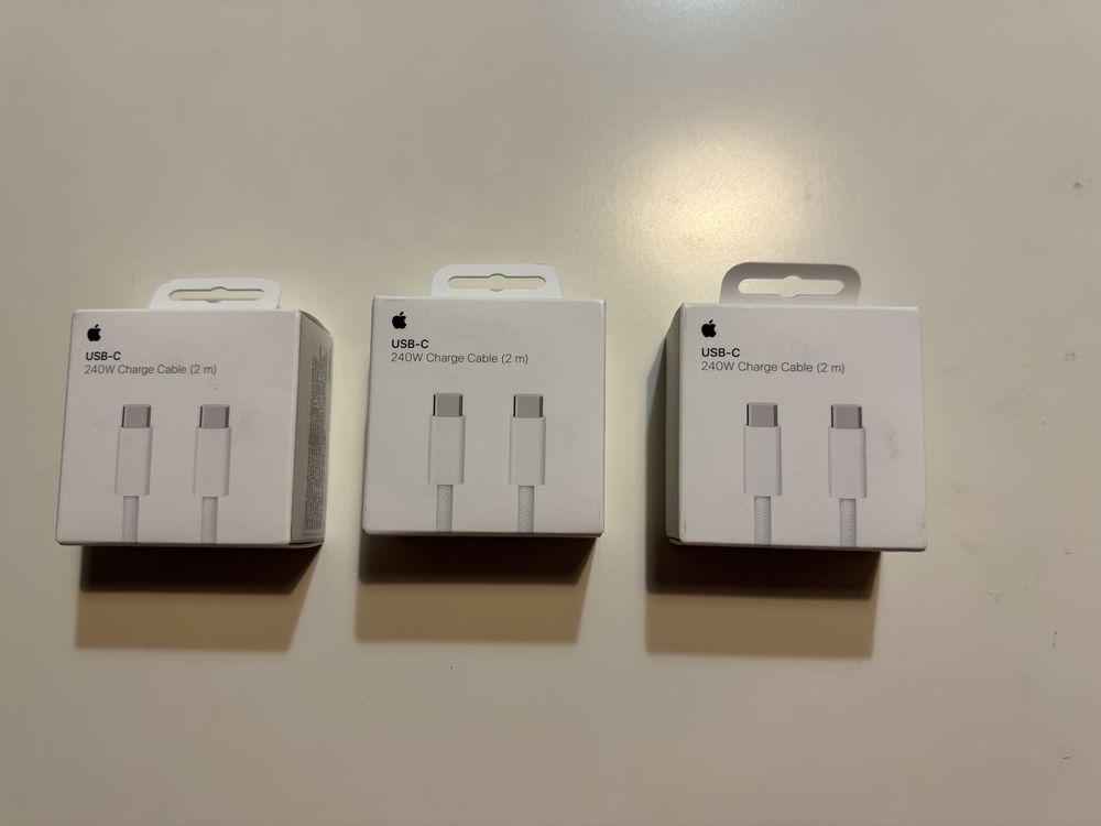 Оригинален Apple USB-C плетен кабел 240W от Apple (2m)