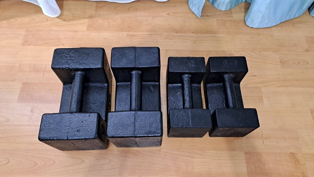 Set gantere fixe 10kg/20kg