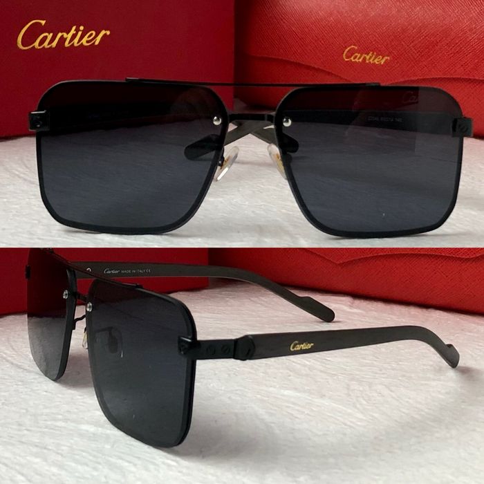 Мъжки слънчеви очила дървени дръжки 5 цвята