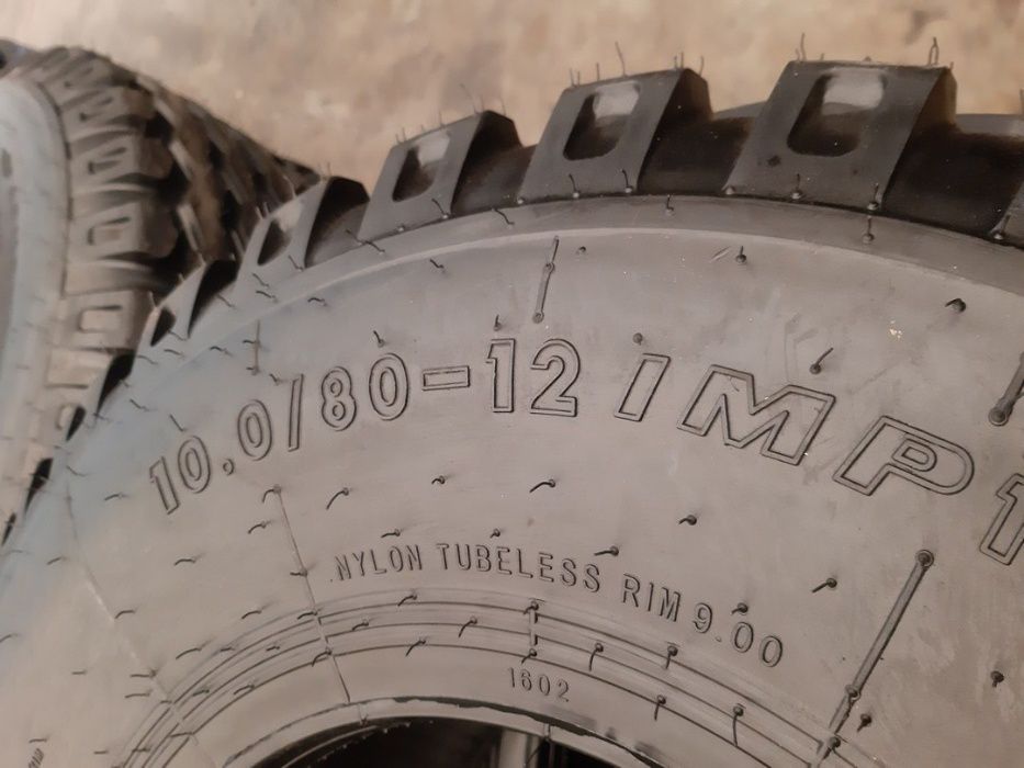 Cauciucuri noi de remorca/mig/presa/tambur 10.0/80-12 cu