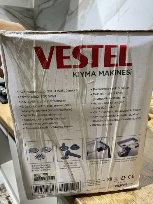 Новая мясорубка veslel