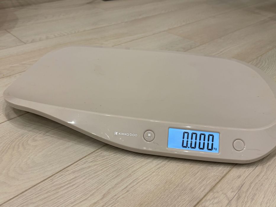 Цифрова везна за бебета Kikkaboo -Бяла