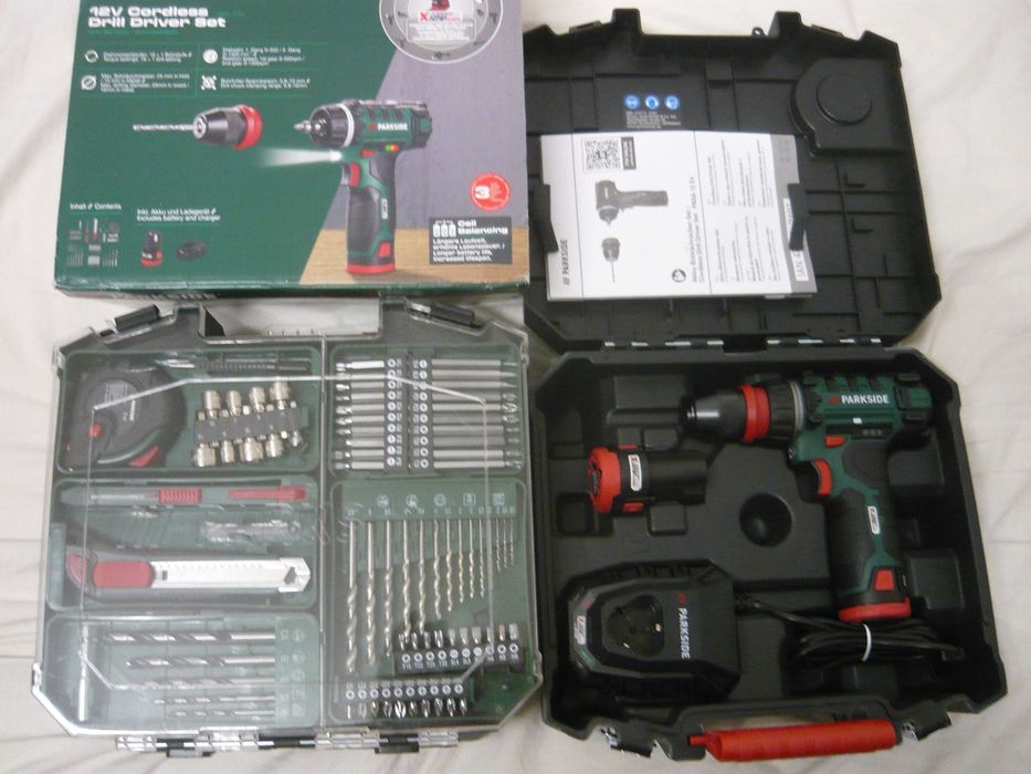 Bormașină pistol inșurubat impact NOU pe acumulator 12 V Parkside