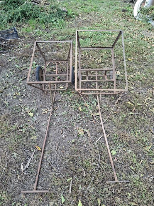 Carut din fier functional 2 bucatii pentru curte