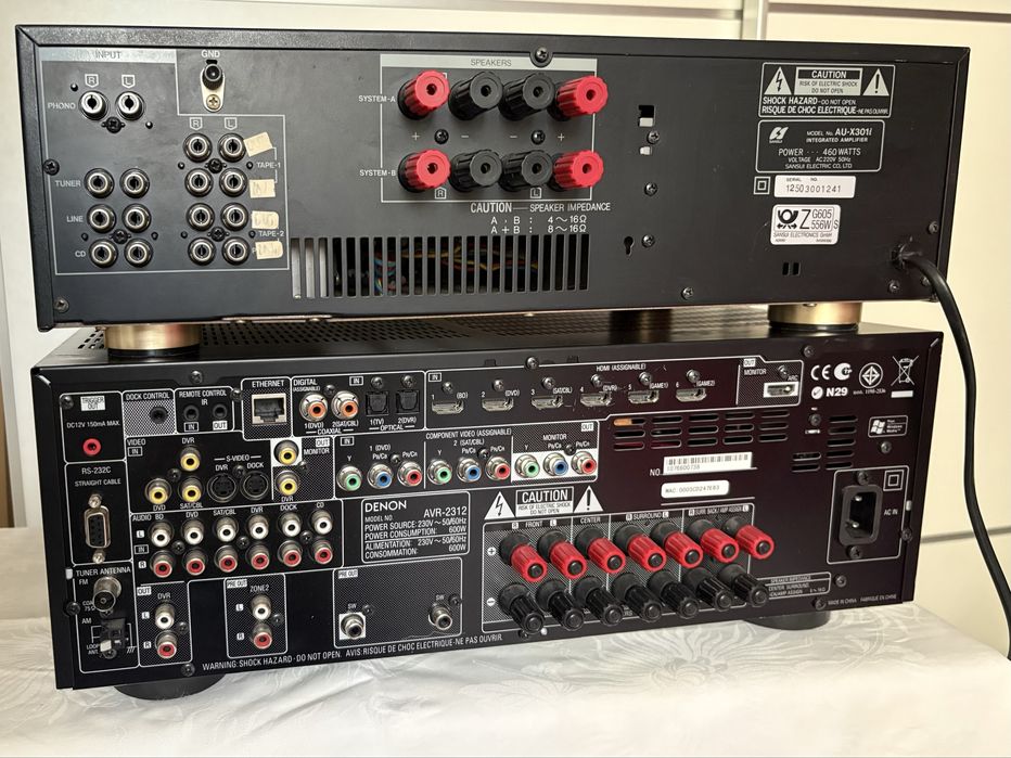 Amplificator de top SONY ES, SANSUI, DENON