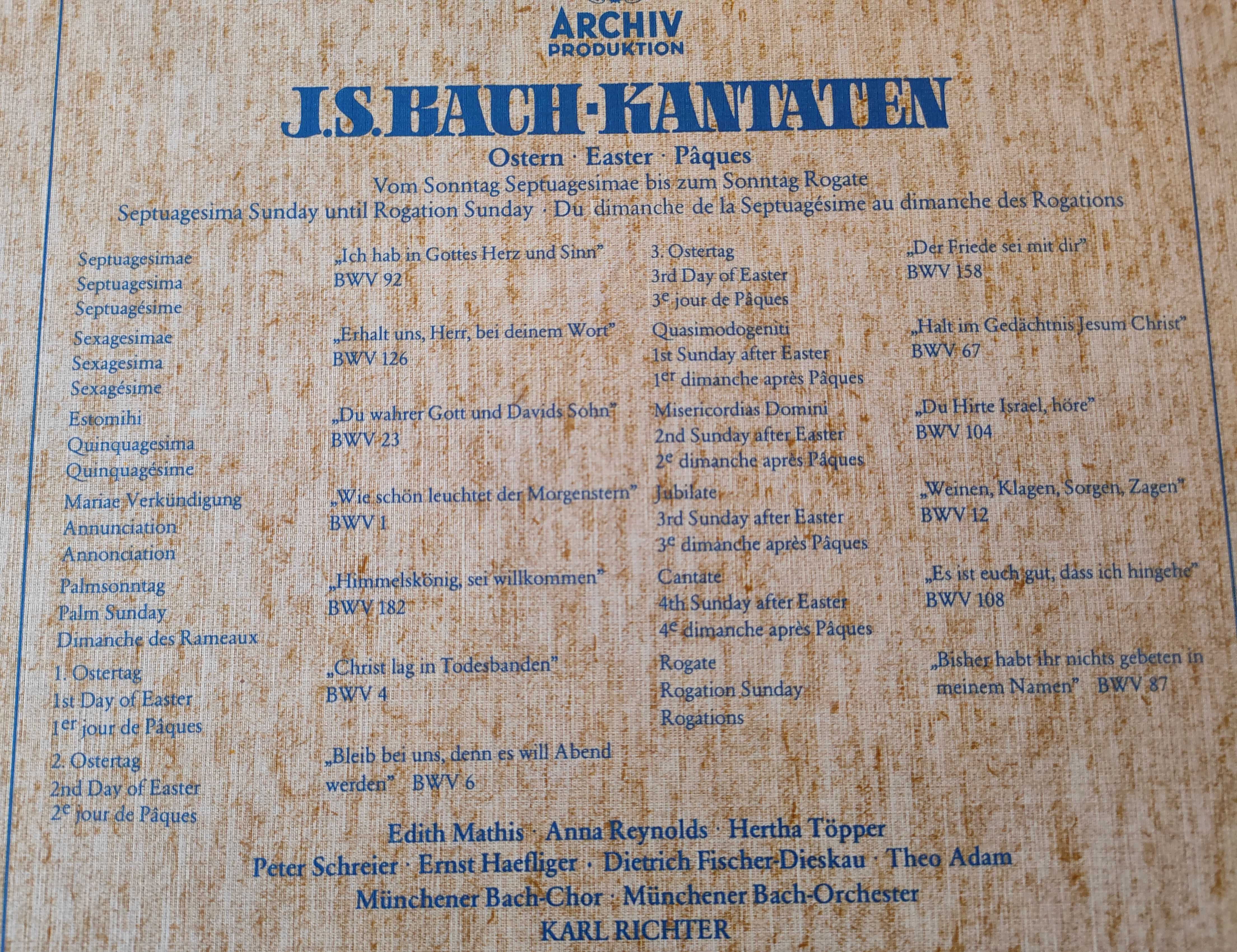 Vinil/Vinyl - Clasica- Buxtehude, Bach, Chorzempa, Karl Richter