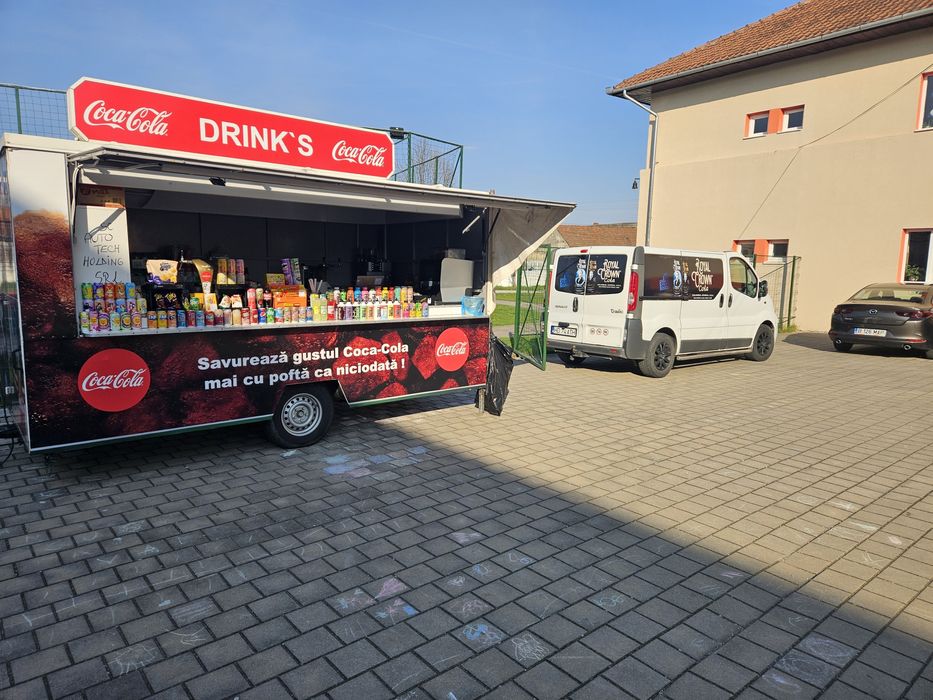 Vand rulota comerciala Coca Cola