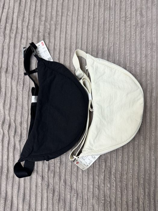 Сумка Uniqlo черные, молочные