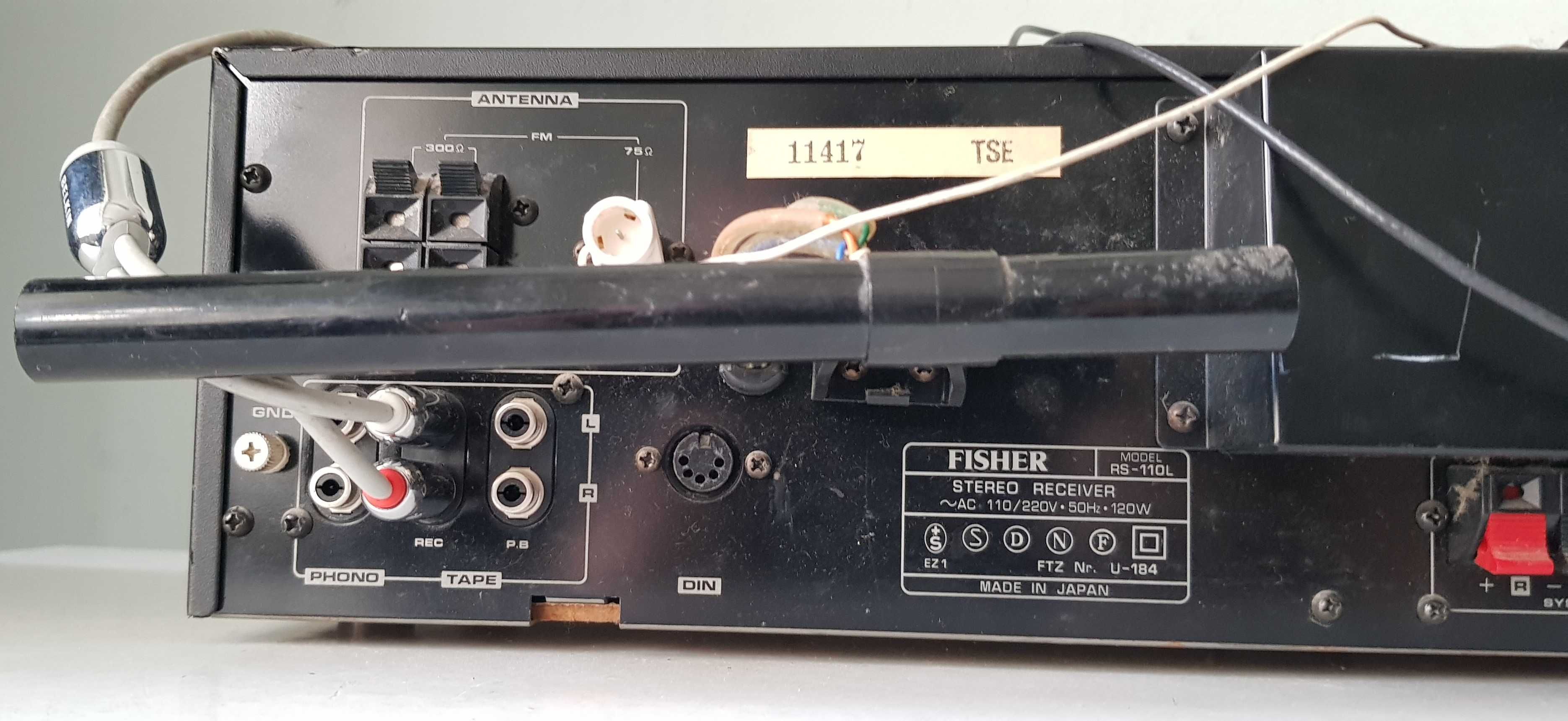 Fisher RS 110 L muzica statie amplificator vintage arta