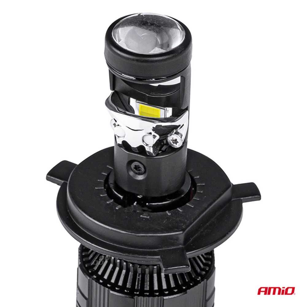 Крушки AMIO PL LED H4/H19, Canbus 60W, 9-32V, 6000K