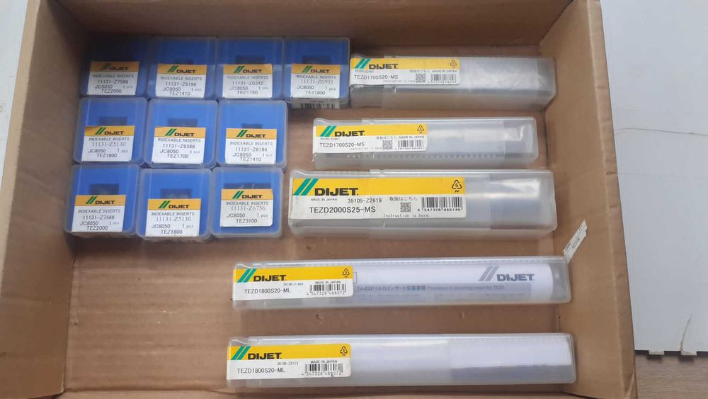 Vand Burghie  cu cap schimb. Freze carbura. Burghie carbura cu răcire