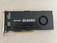 Placa video Nvidia Quadro K4000, 3Gb