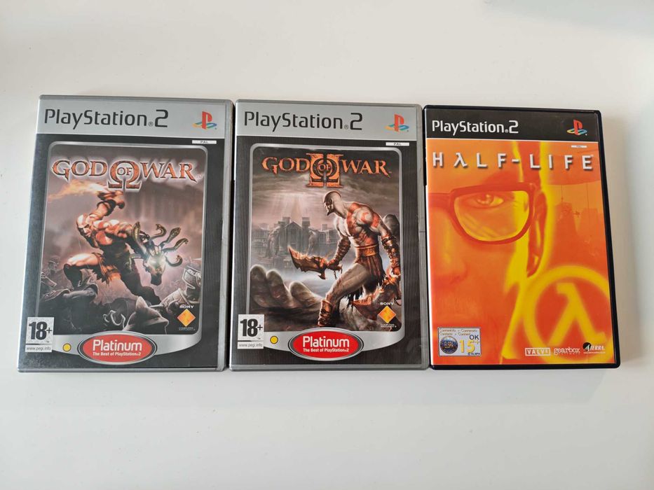 Игри за Playstation 2 PS2 - God of War 1 God of war 2 Half Life