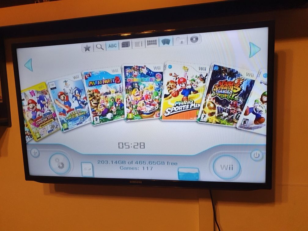 Wii hdd extern cu 120 jocuri