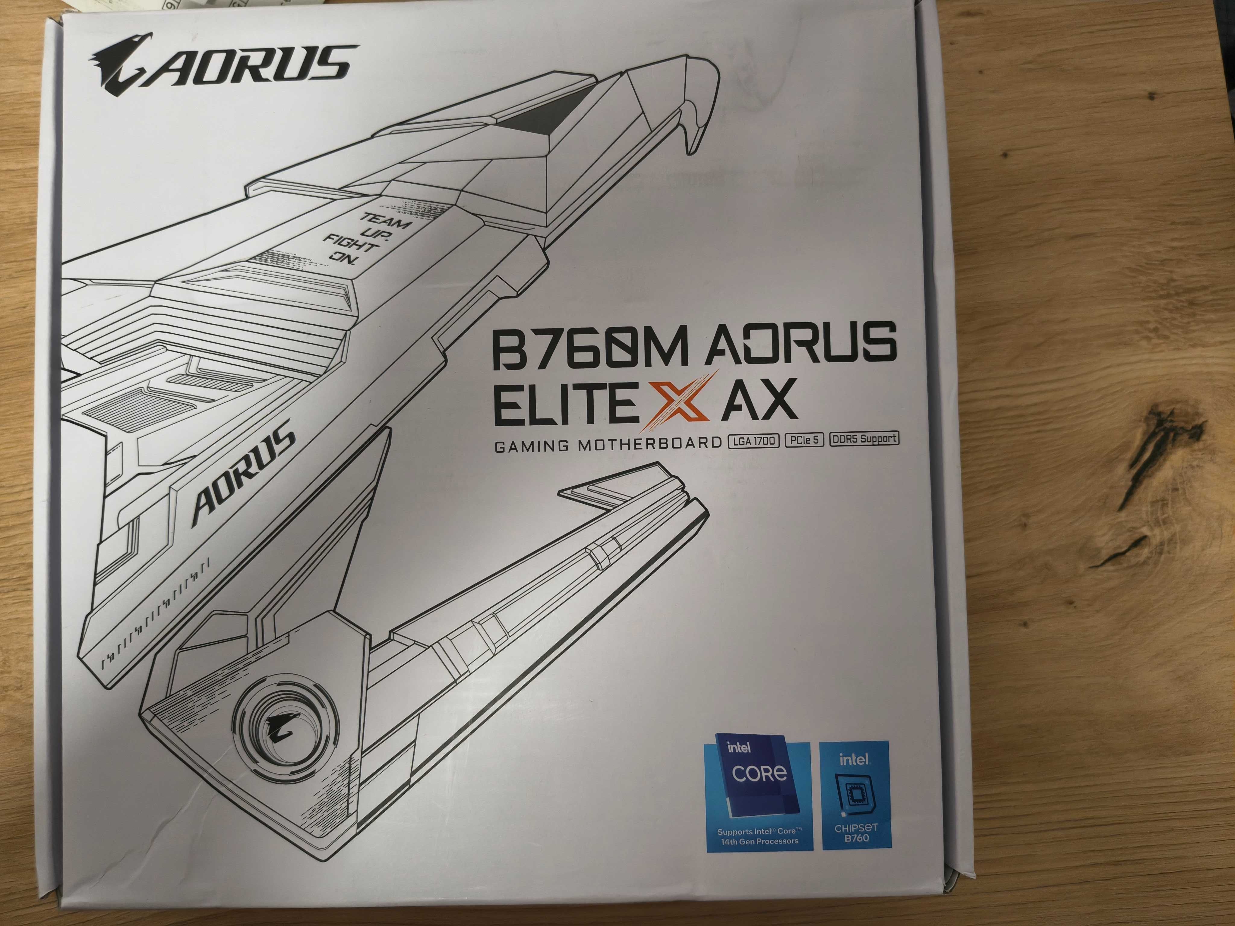 Дъно GIGABYTE B760M AORUS Elite X AX - сокет LGA1700
