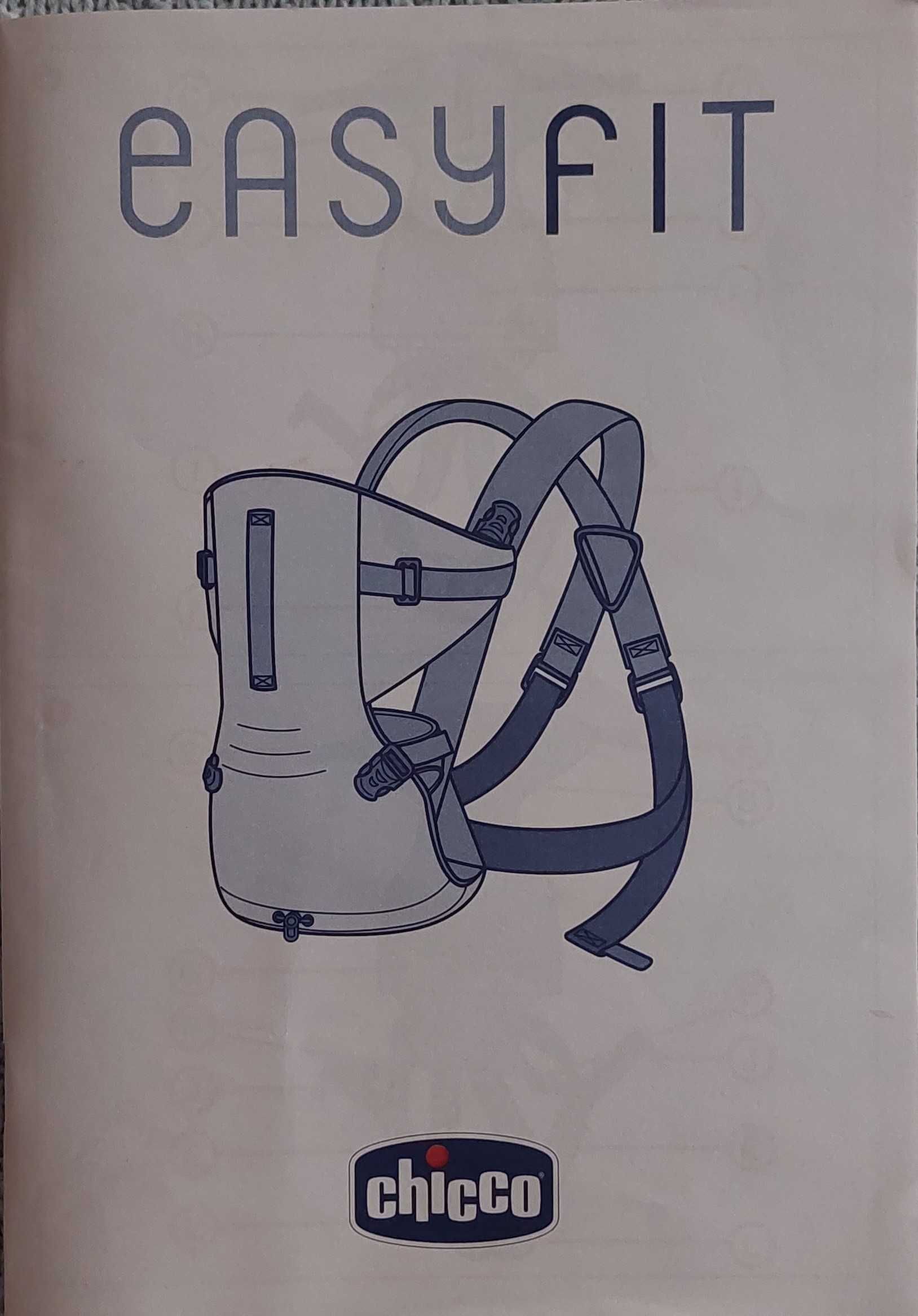 Ергономимно кенгуру Chicco EasyFit Blue Passion, ергономично