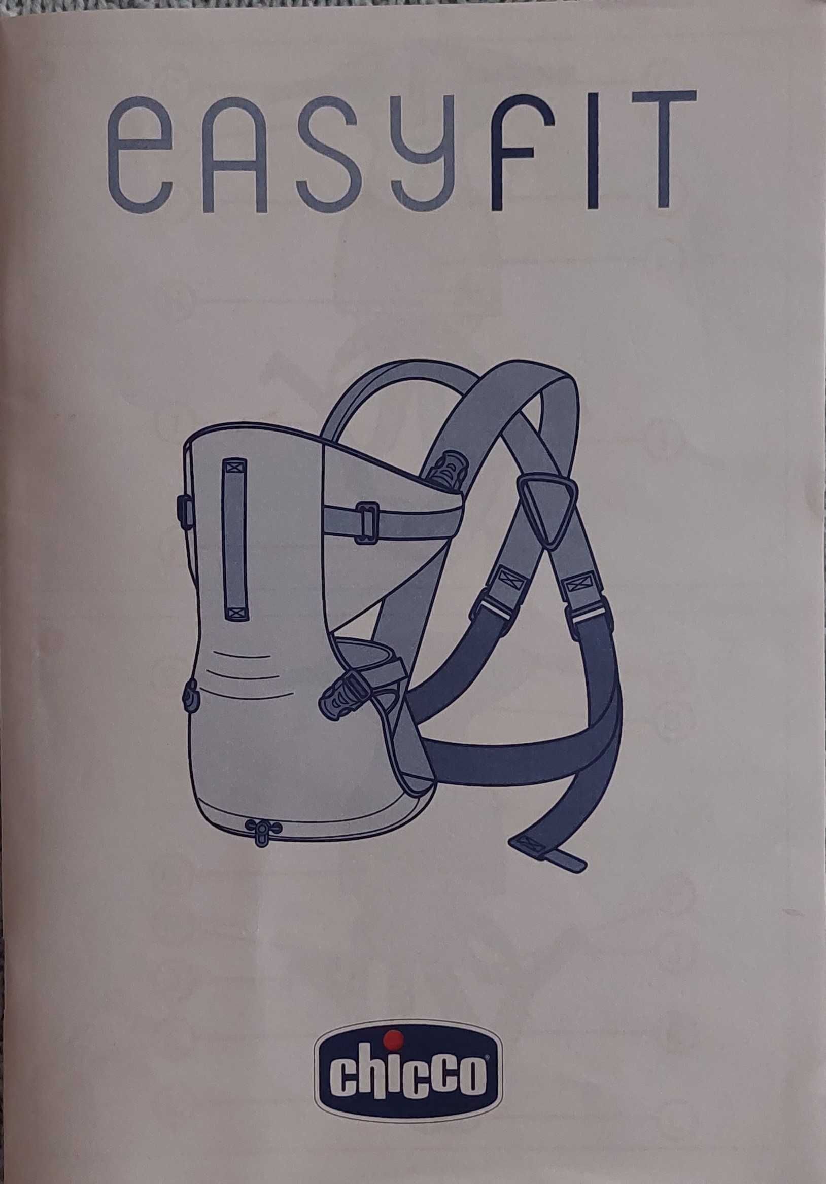 Кенгуру Chicco EasyFit Blue Passion, ергономично