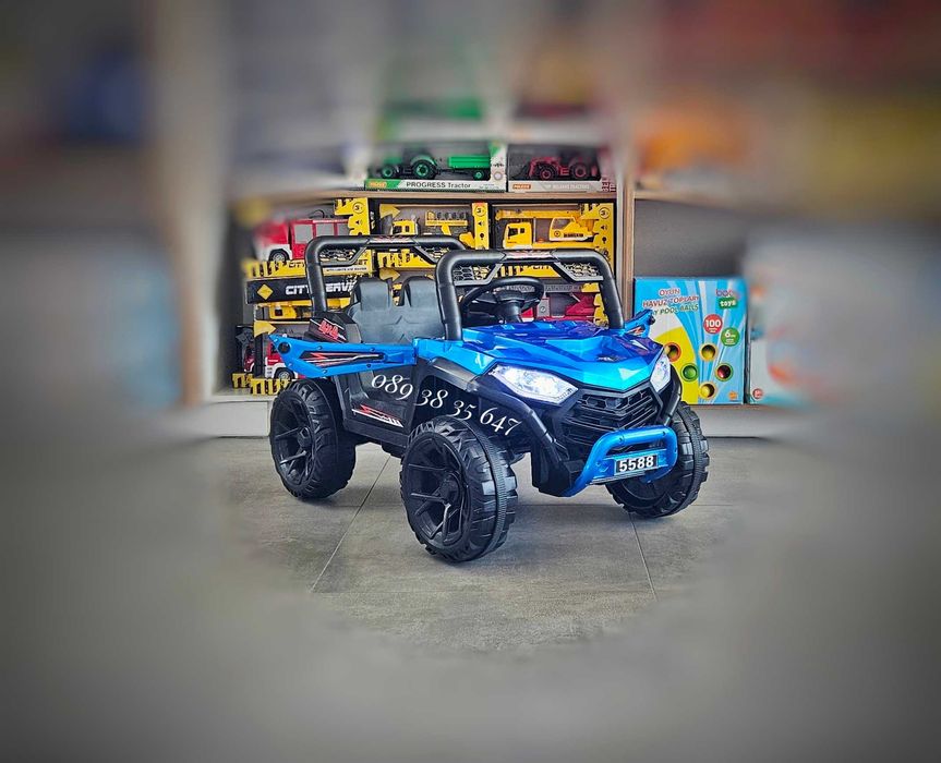 ТОП ЦЕНА!НОВО!Акумулаторен джип Fast с 12Vбатерия,дистанционно,USB