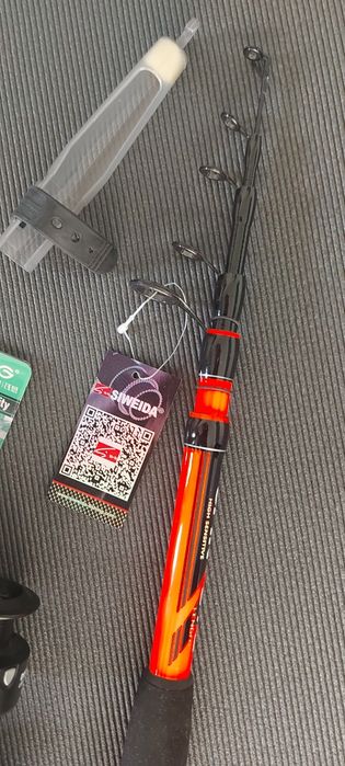 ТОП ОФЕРТА!Нов спининг к-т въдица заедно с макара влакно риболов такъм