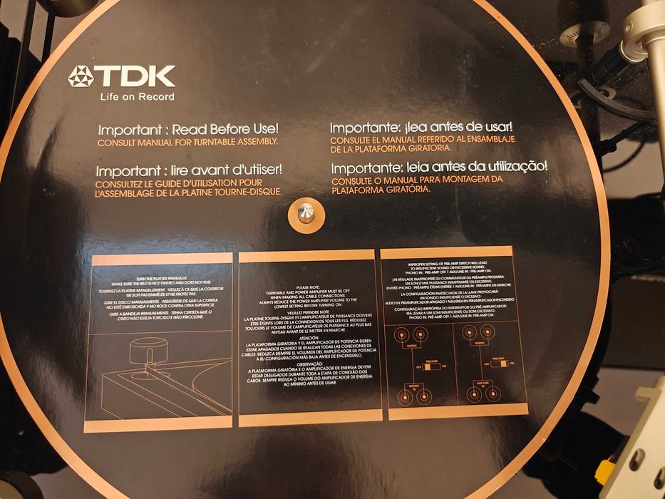 Грамофон TDK Life on Record