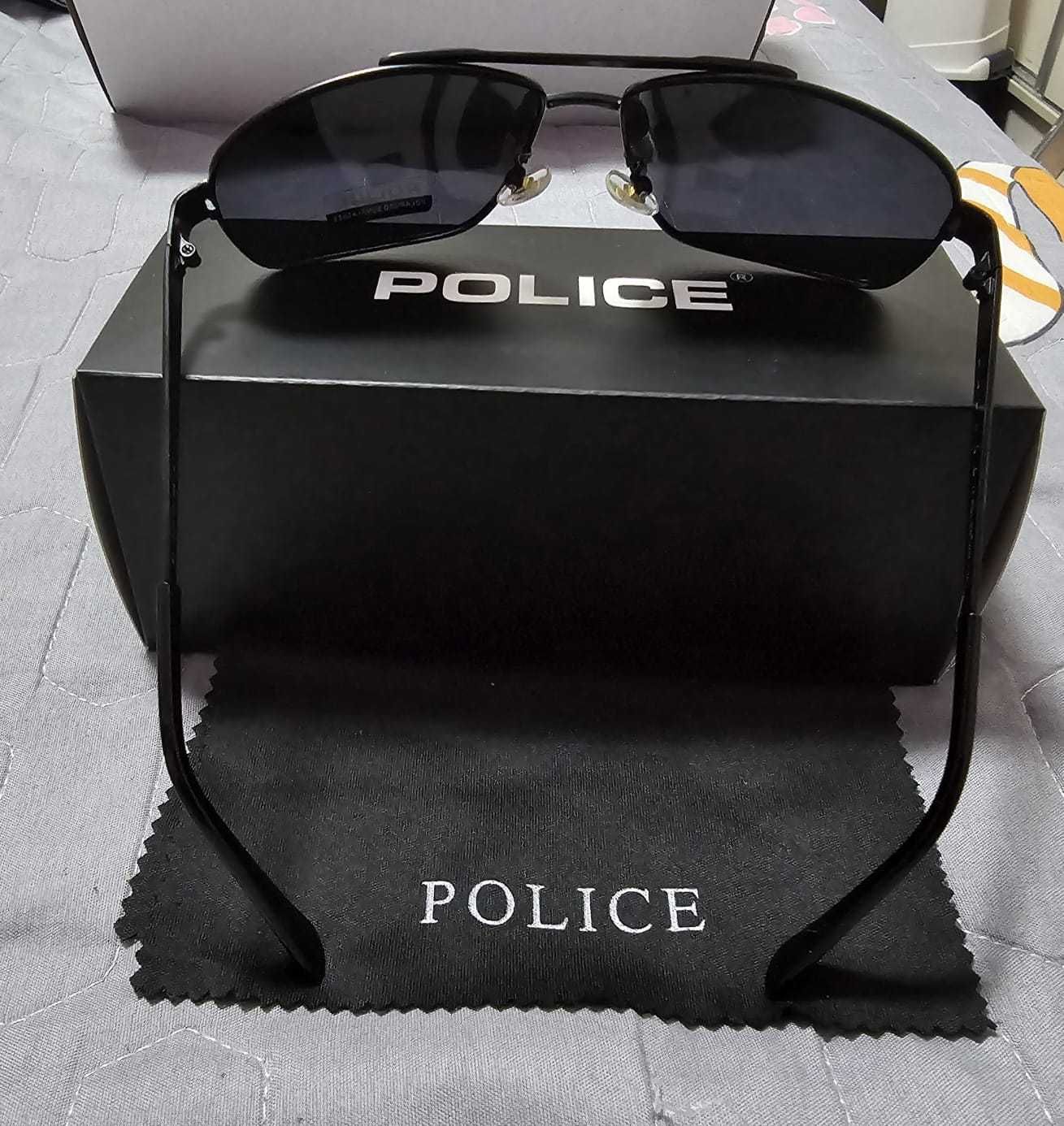 Ochelari de soare Police polarizati noi in cutie cu toate accesoriile