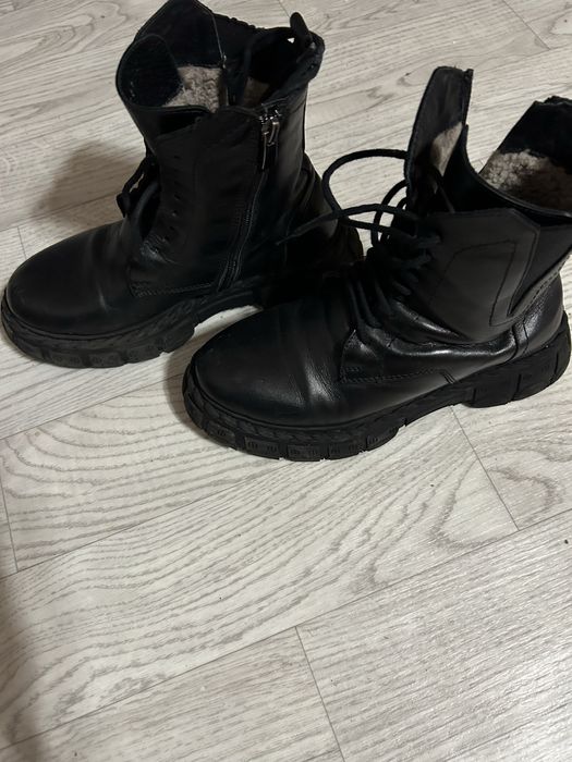 Продам сапоги кожанные