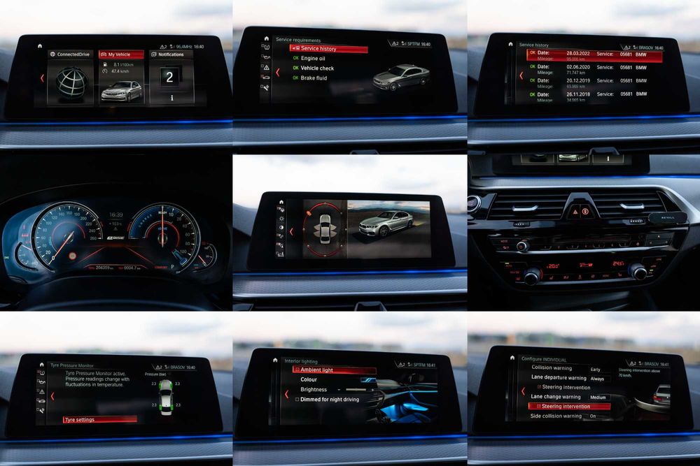 BMW Seria 5 G30 530e 252cp Pachet M, LED, 360, Head Up, Frane M, R19