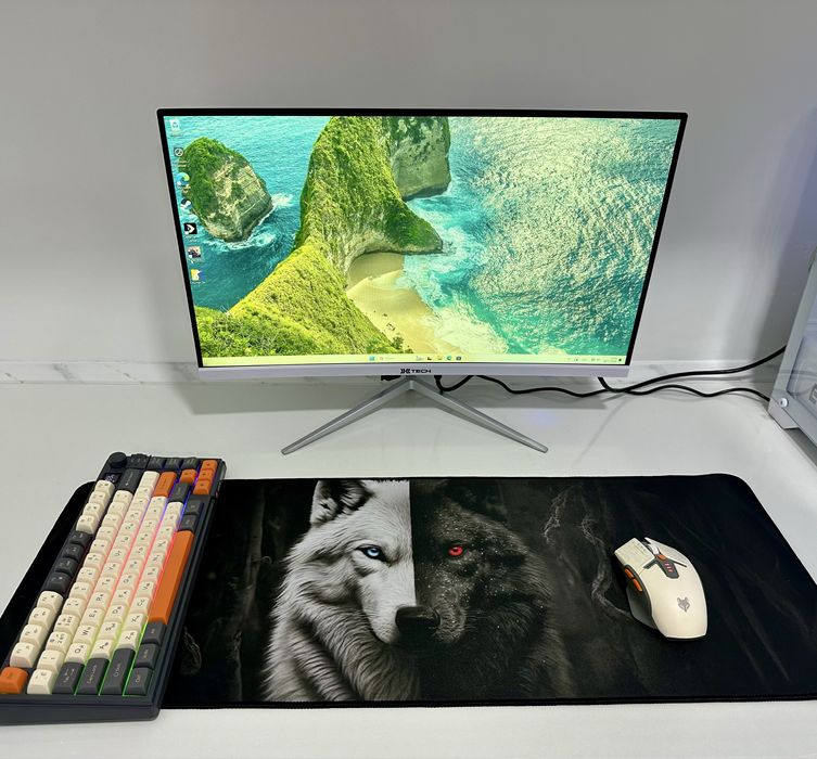 Игровой ПК, Монитор, Клав+мышь, наушники, коврик