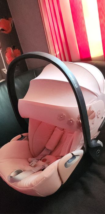 Столче за кола Cybex Simply Flowers pink 0-13кг + база izofix
