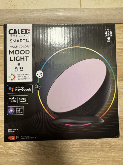 Lampa Calex Smart Moodlight RGB+CCT, WiFi, 5W, 420 lumeni