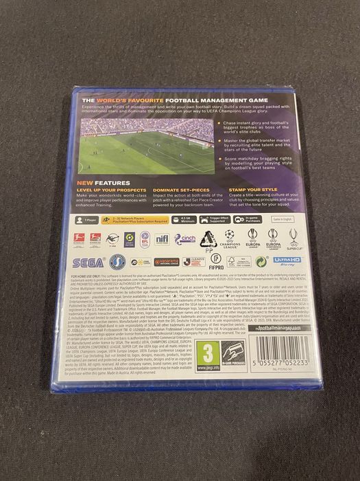Football Manager Console 2024 PS5 sigilat