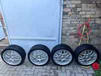 Jante Rial Viper D70 prindere 4x100 + anvelope 215 40 ZR17