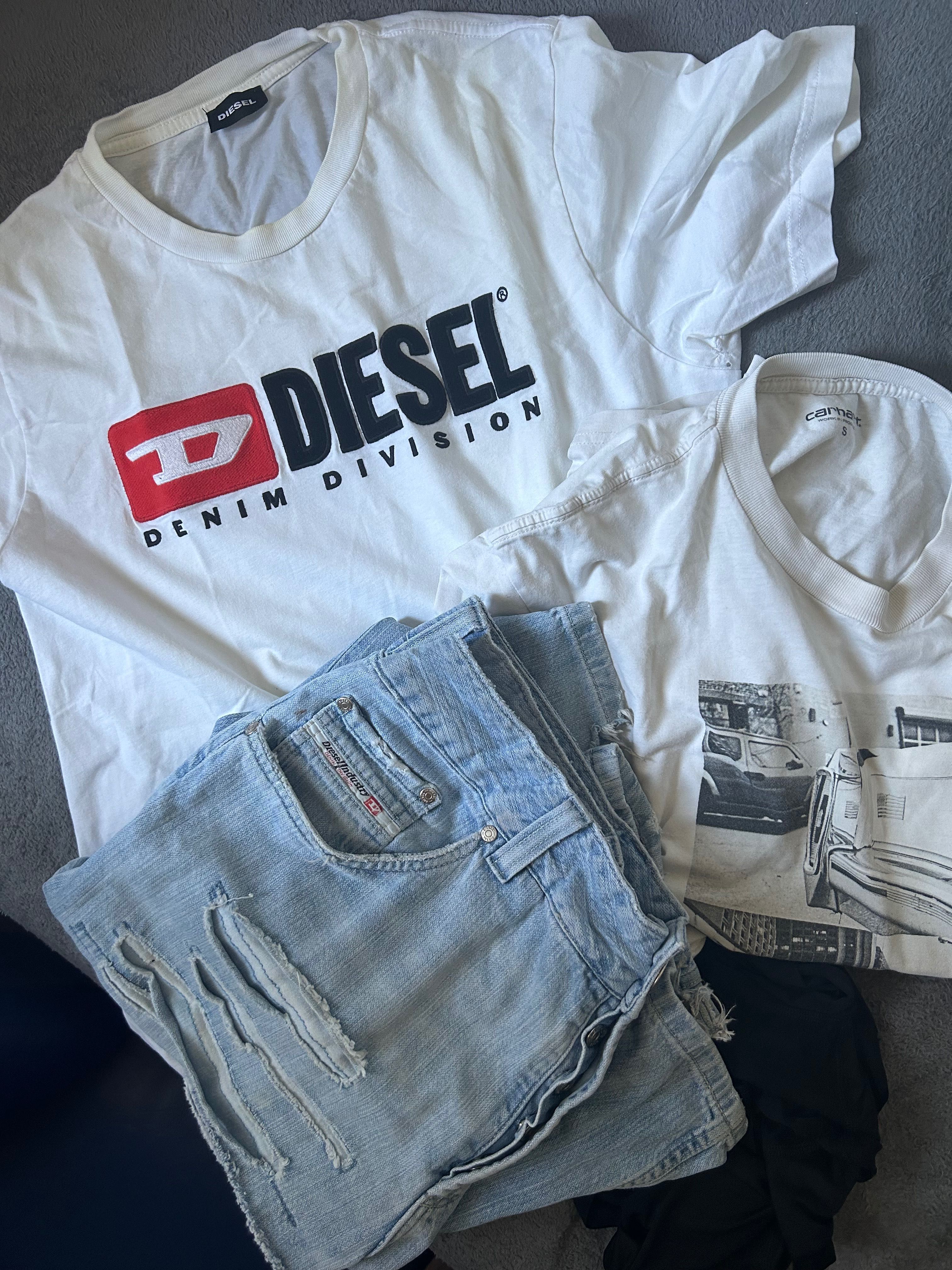 Diesel industry baggy pantaloni, Diesel Denim tricou Charhartt tricou