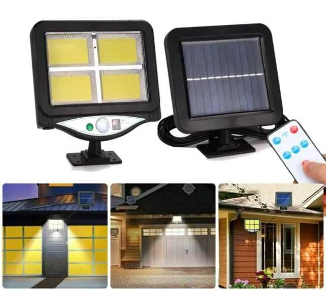 Соларна LED лампа,3 режима,сензор за движение за къмпинг,градина,дома