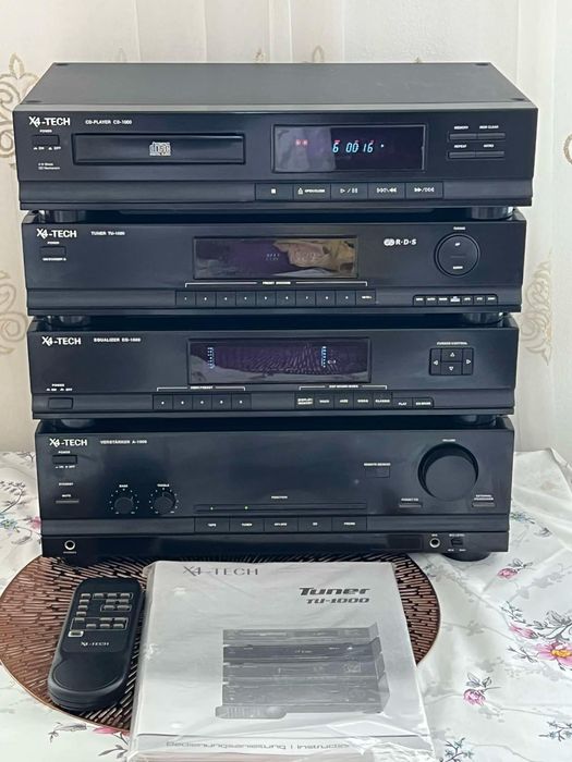 Linie muzicală +1 boxă  X4  Tech