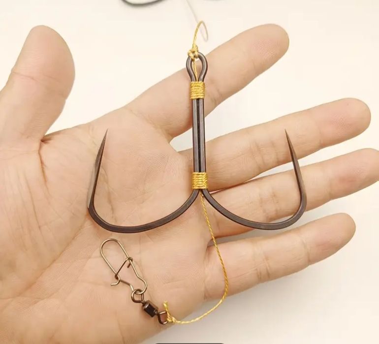 Montura carlige pentru crap, somn, ten, caras etc