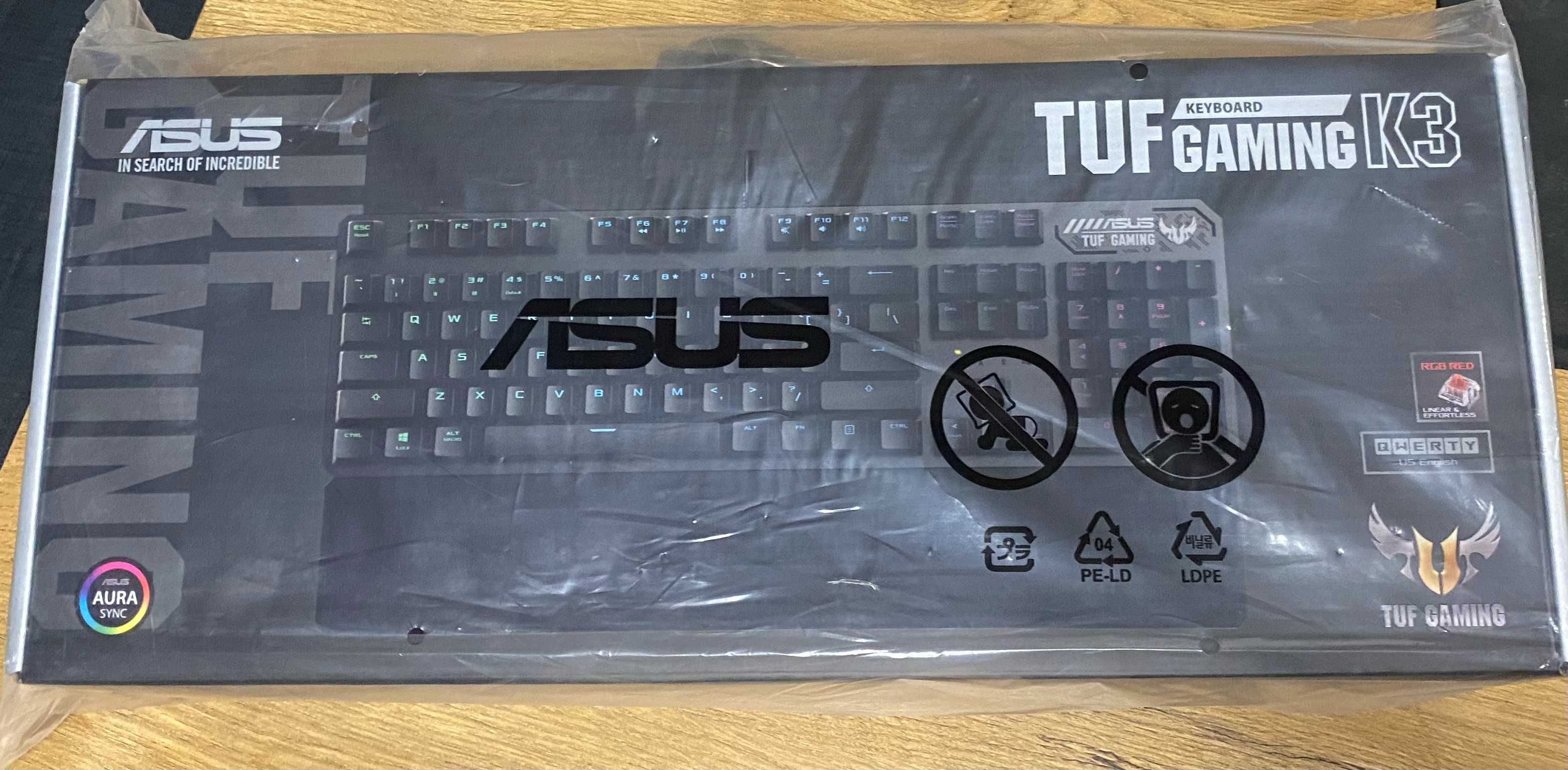 *НЕОТВАРЯНА* ASUS TUF Gaming K3 RGB Mechanical