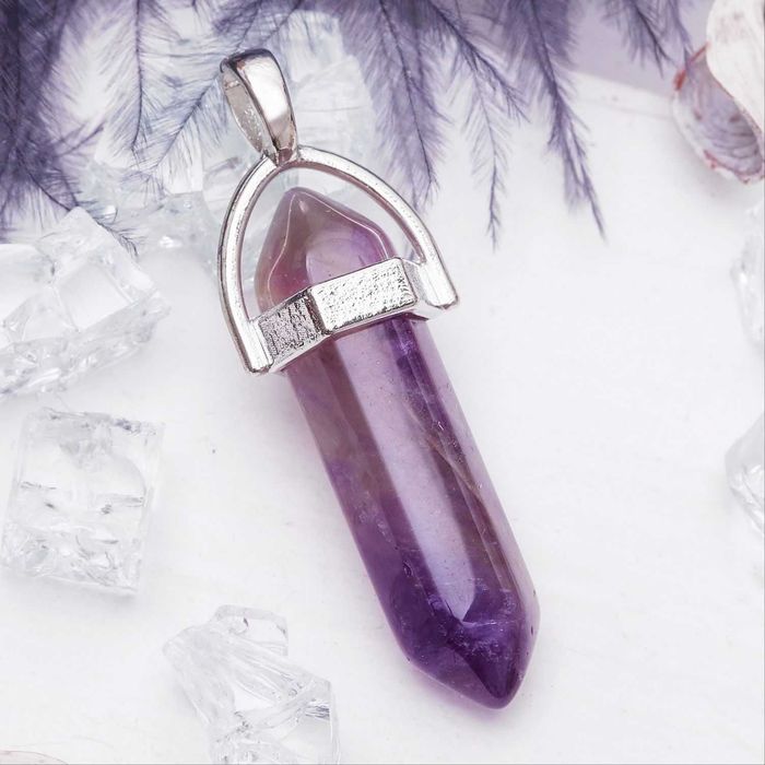 Парные личный кулон маятник с натуральным камнем.