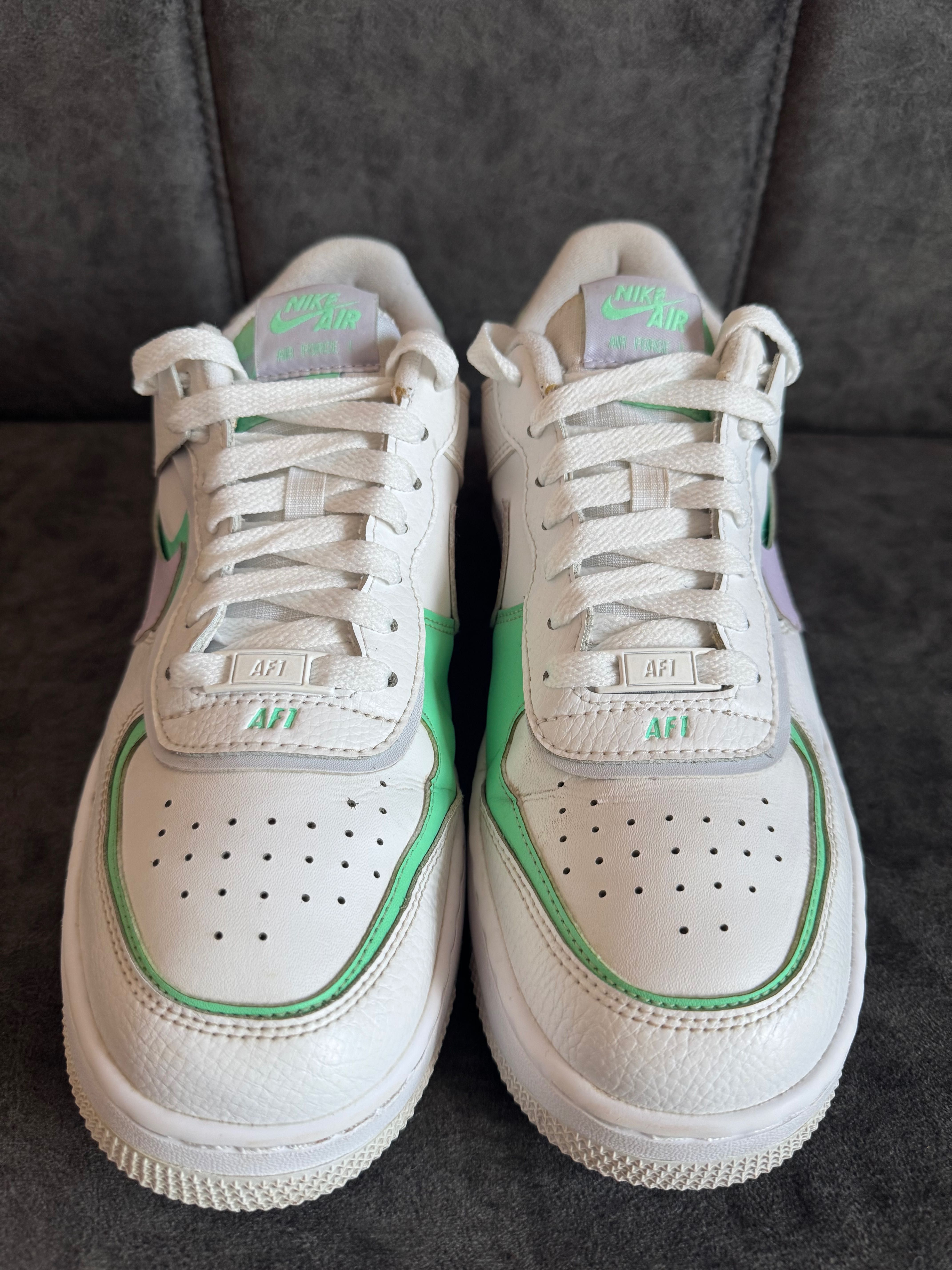 Nike AF1 Shadow WHITE/LILAC/Gren.