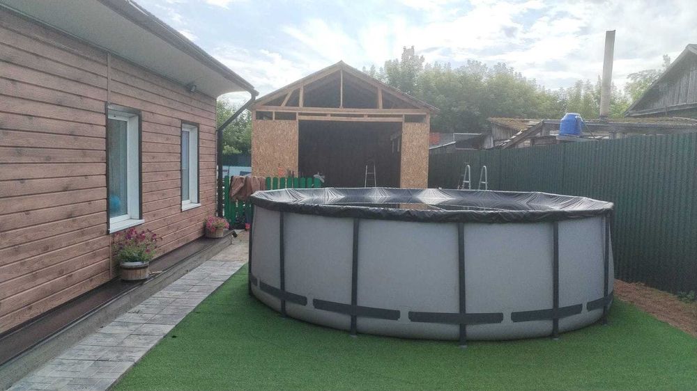 Дом, Вокзал-Береке с 3-ми видами отопления, с гаражом под бизнес