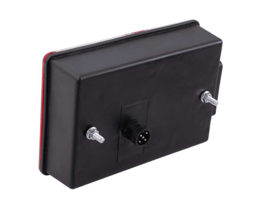 Комплект комбинирани задни лампи 12V с крушки и букса 5 пина