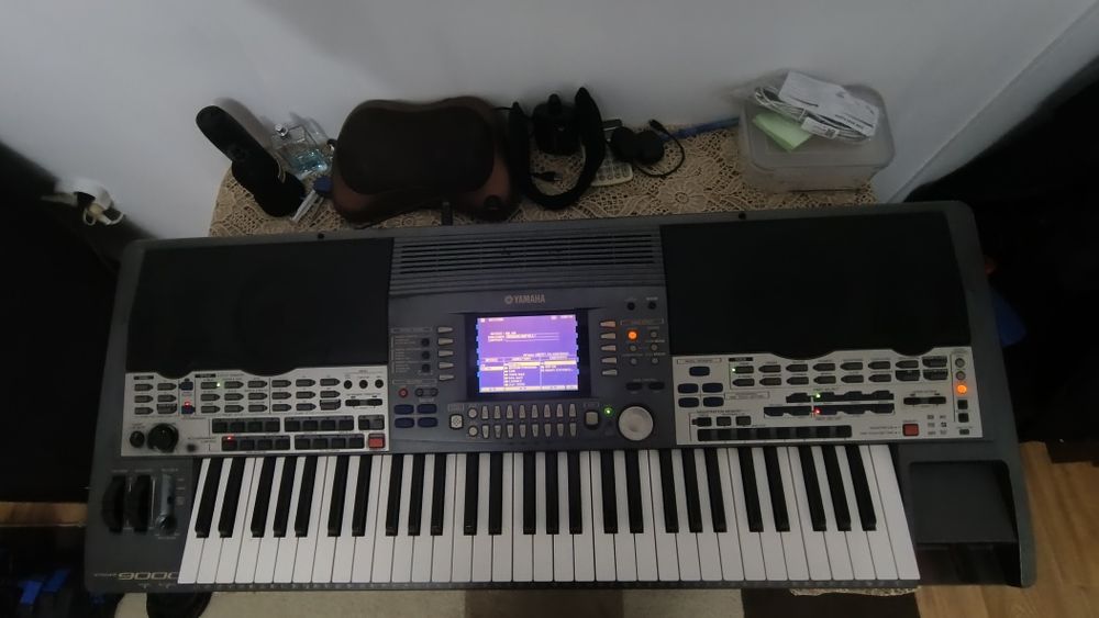 Orga Yamaha psr 9000 v3 cu sdcard și emulator disketa