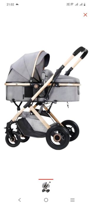 Детская коляска трансформер  в хорошем состоянии ,очень удобная легкая