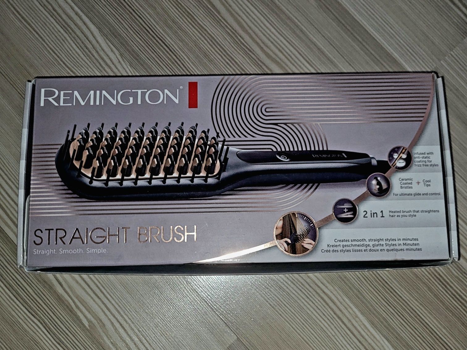 Remington straight brush 2 in 1