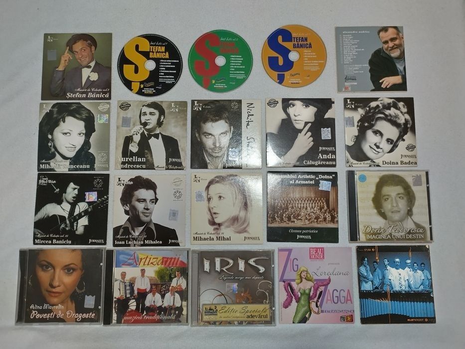 Vând colecție 20 CD-uri muzica romaneasca