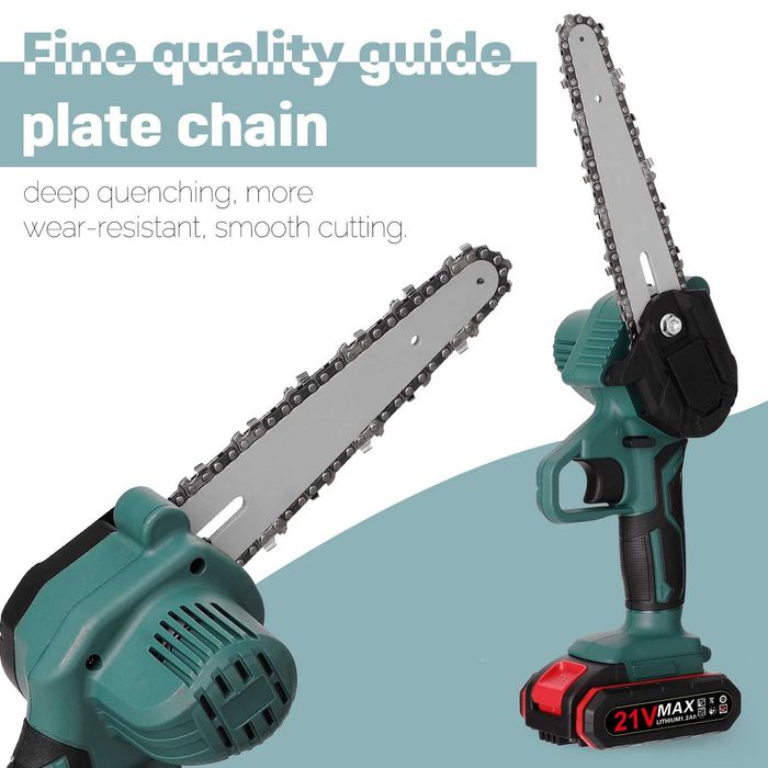 Mini fierastrau electric / mini drujba cu lant cu 2acumulatori(OFERTA)