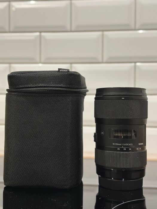 Sigma 18-35 mm, 1.8 DC 72
