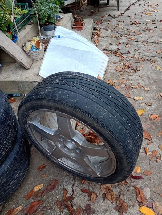 Jante 4×100 R17+anvelope vară